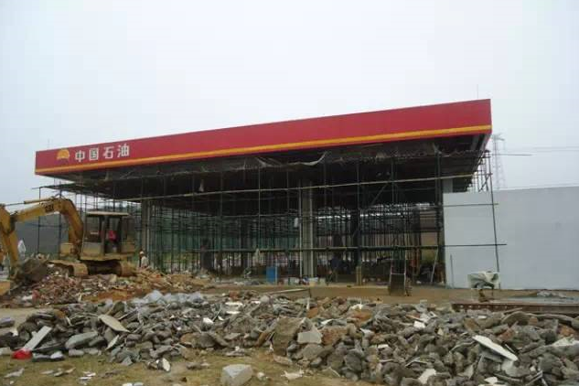 广西马梧公路倒水服务区东侧加油站房屋加固工程