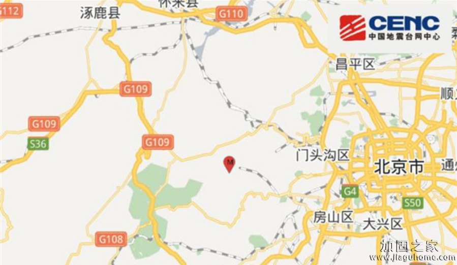 北京房山2.8级地震