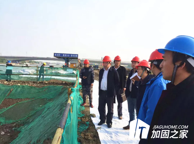 蒋国良副主任调研大运河高新区段加固工程