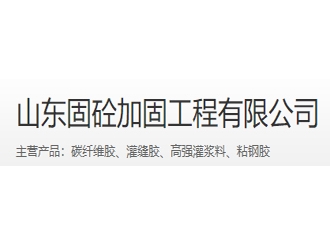 山东固砼加固工程亚搏全站app下载