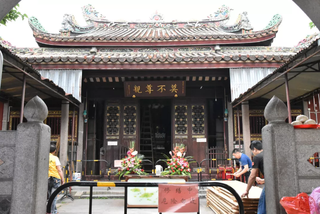 潮州开元寺地藏殿已进入抢险加固性维修