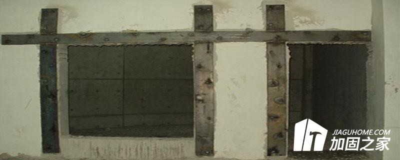 加门垛或加设圈梁加固房屋墙体