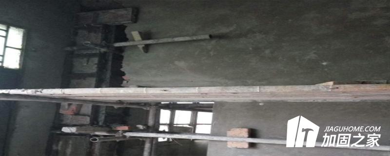 混凝土层加固房屋墙体