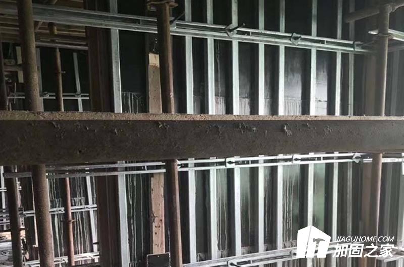 剪力墙加固现场勘探工作