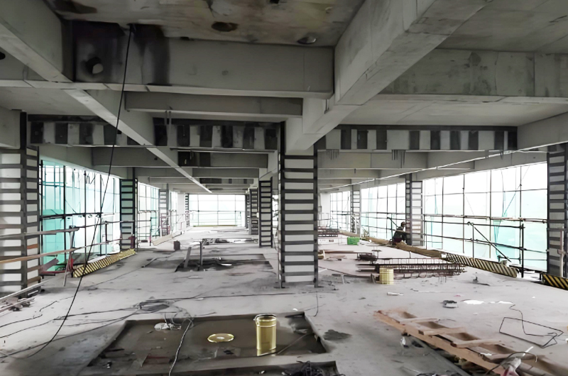 建筑加固设计之前需对建筑结构进行检测和鉴定