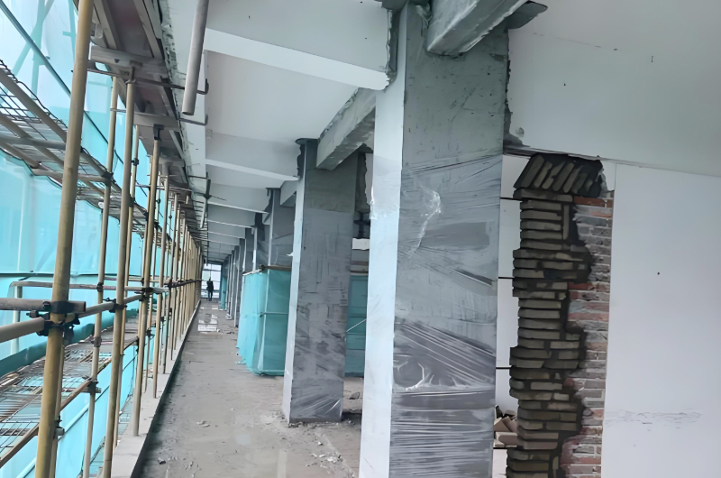 厂房梁柱结构加固