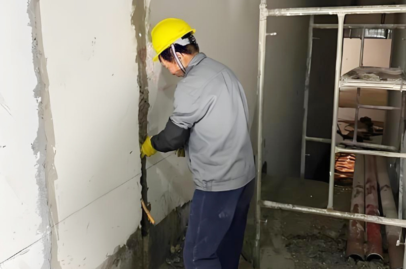 房屋裂缝加固施工准备