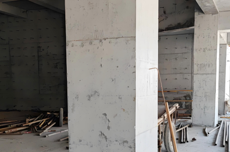 柱子拆模过早引起问题