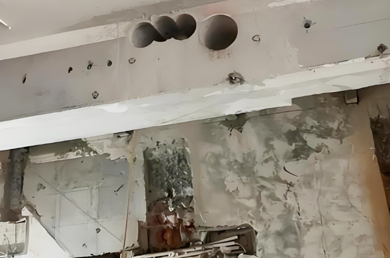 打空调孔打到钢筋有影响吗