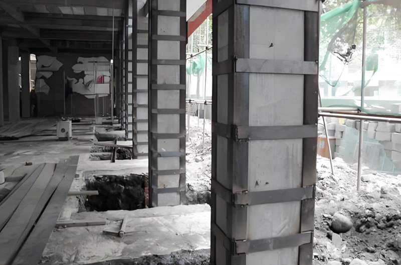 厂房柱子加固