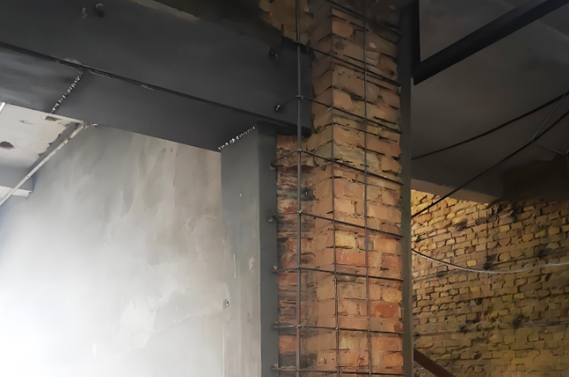 砖混老厂房加固