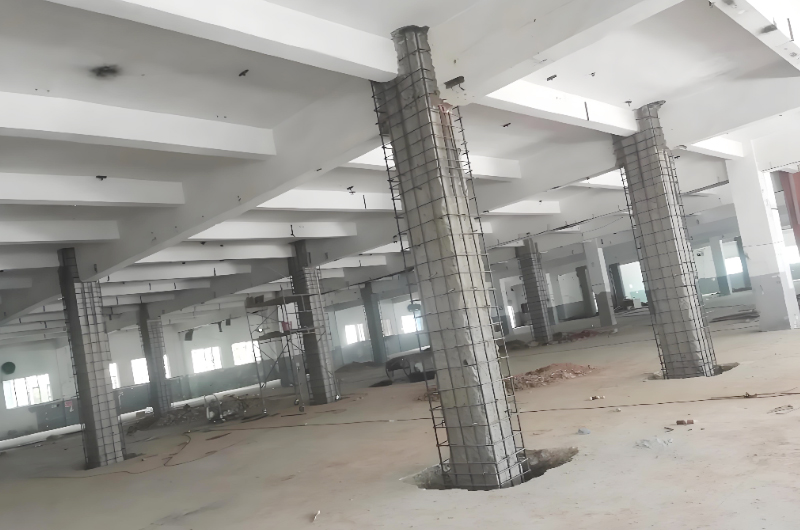 柱子增大截面加固